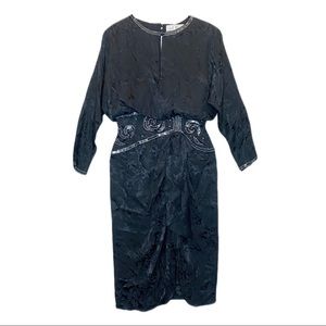 1990s AJ BARI Vintage Evening Dress